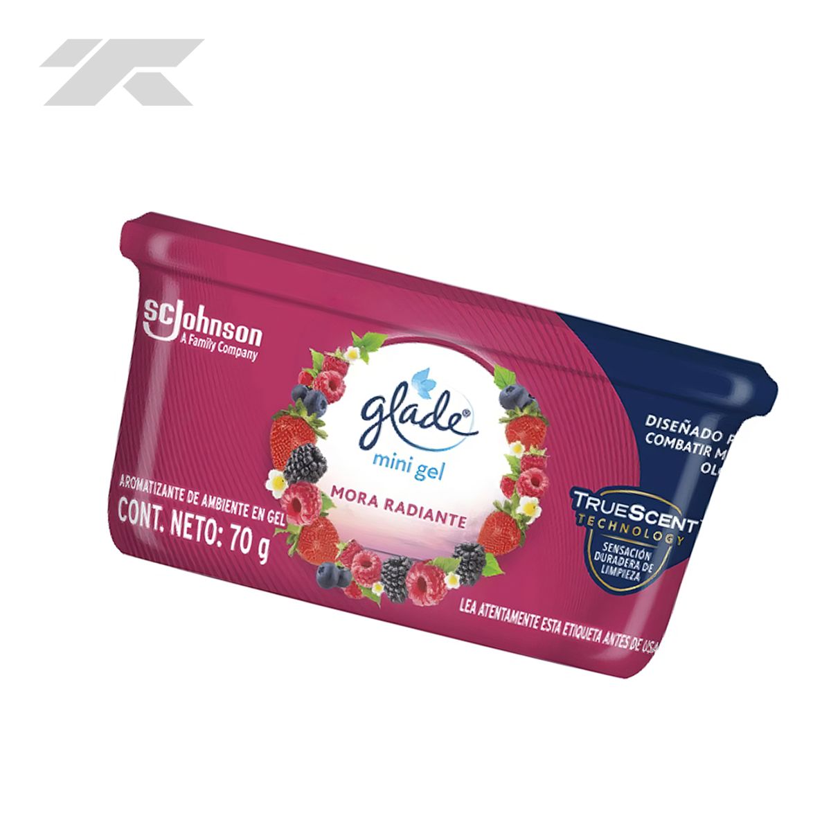 GLADE - Ambientador Glade Gel 70g Mora Radiante