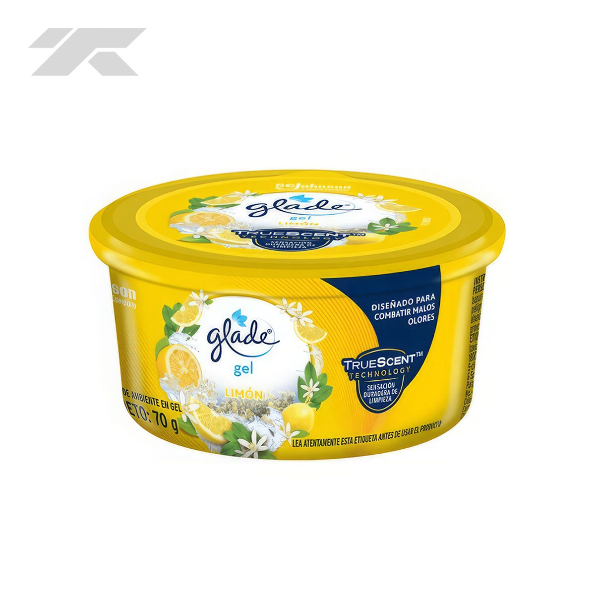 Ambientador Glade Gel 70g Limon, marca GLADE - Foto Principal