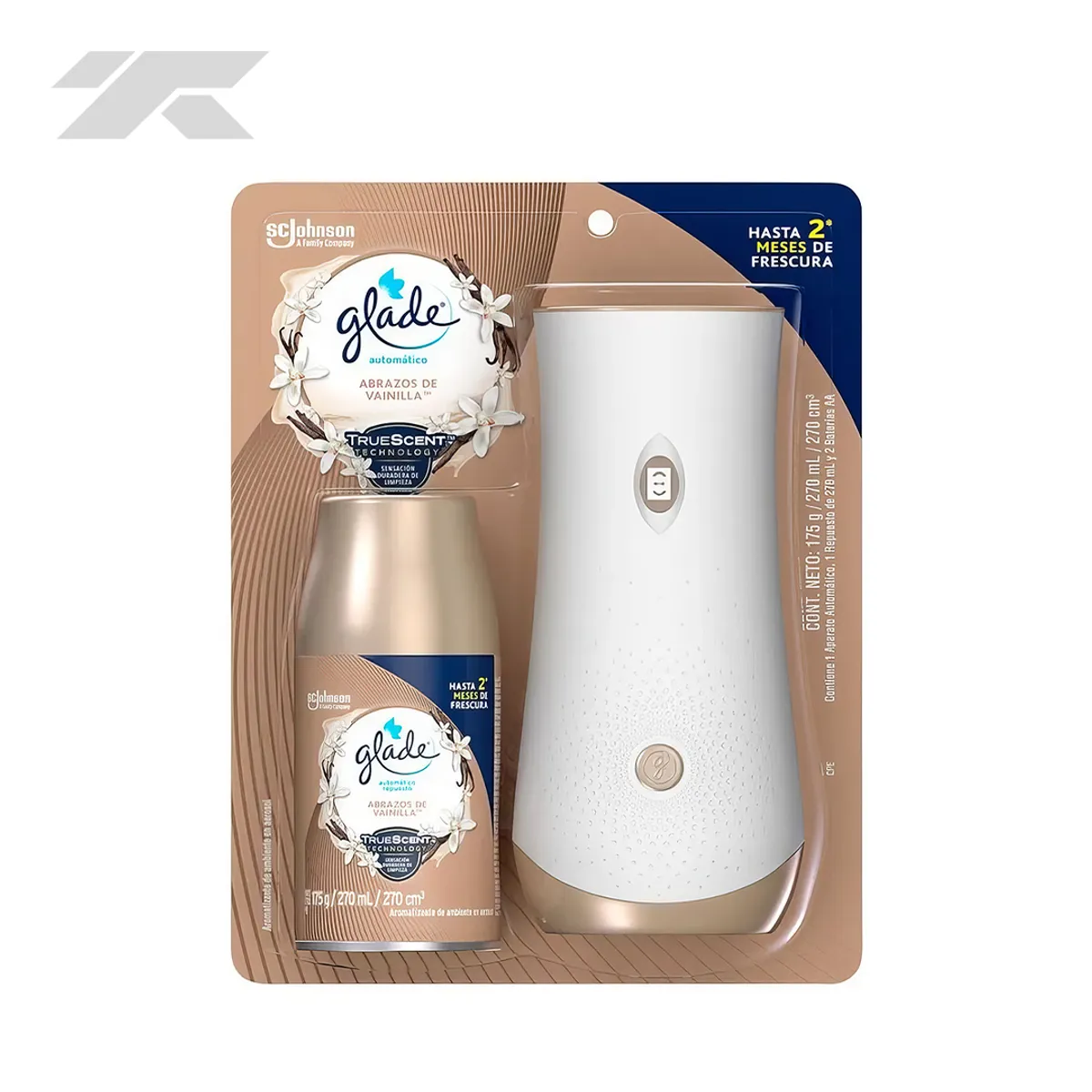 GLADE - Aromatizador Glade Automático 270ml Vainilla