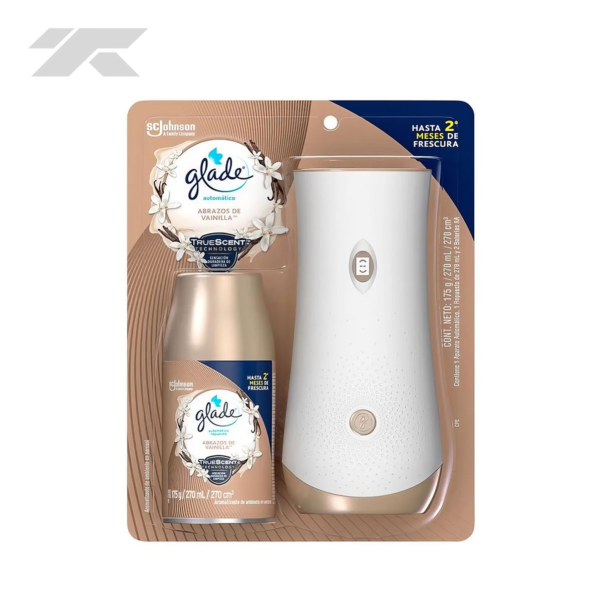 GLADE - Aromatizador Glade Automático 270ml Vainilla