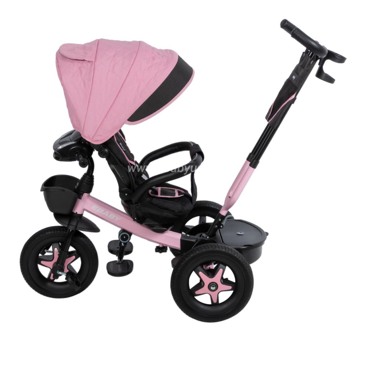 EBABY - Triciclo para niños con Capota anti Rayos UVC Derio Beige