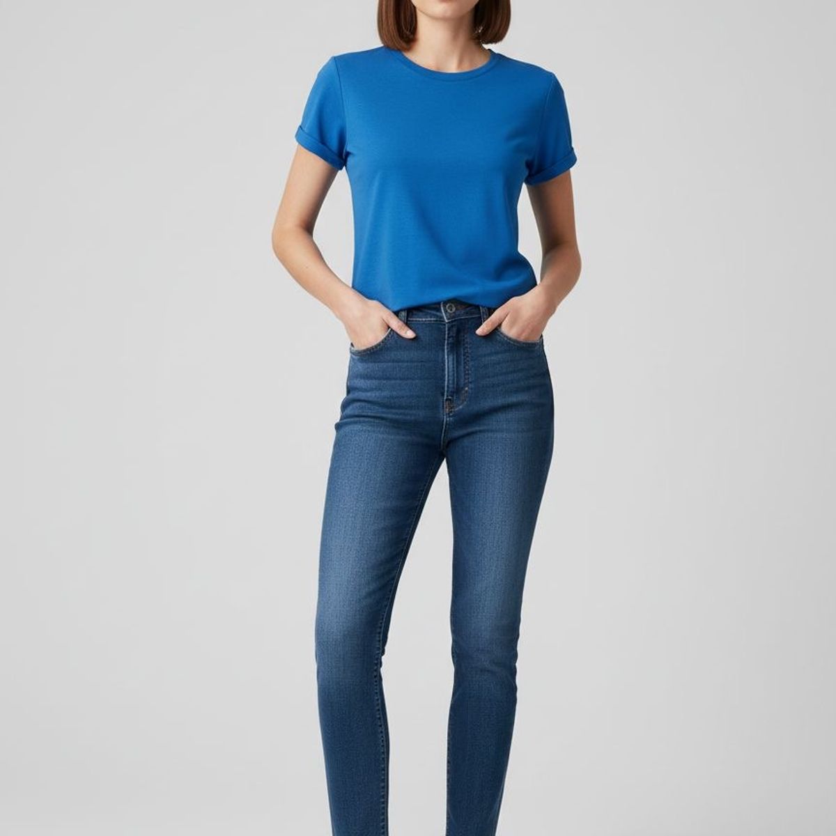 GENERICO - POLO BASICO MANGA CORTA ALMAT MUJER