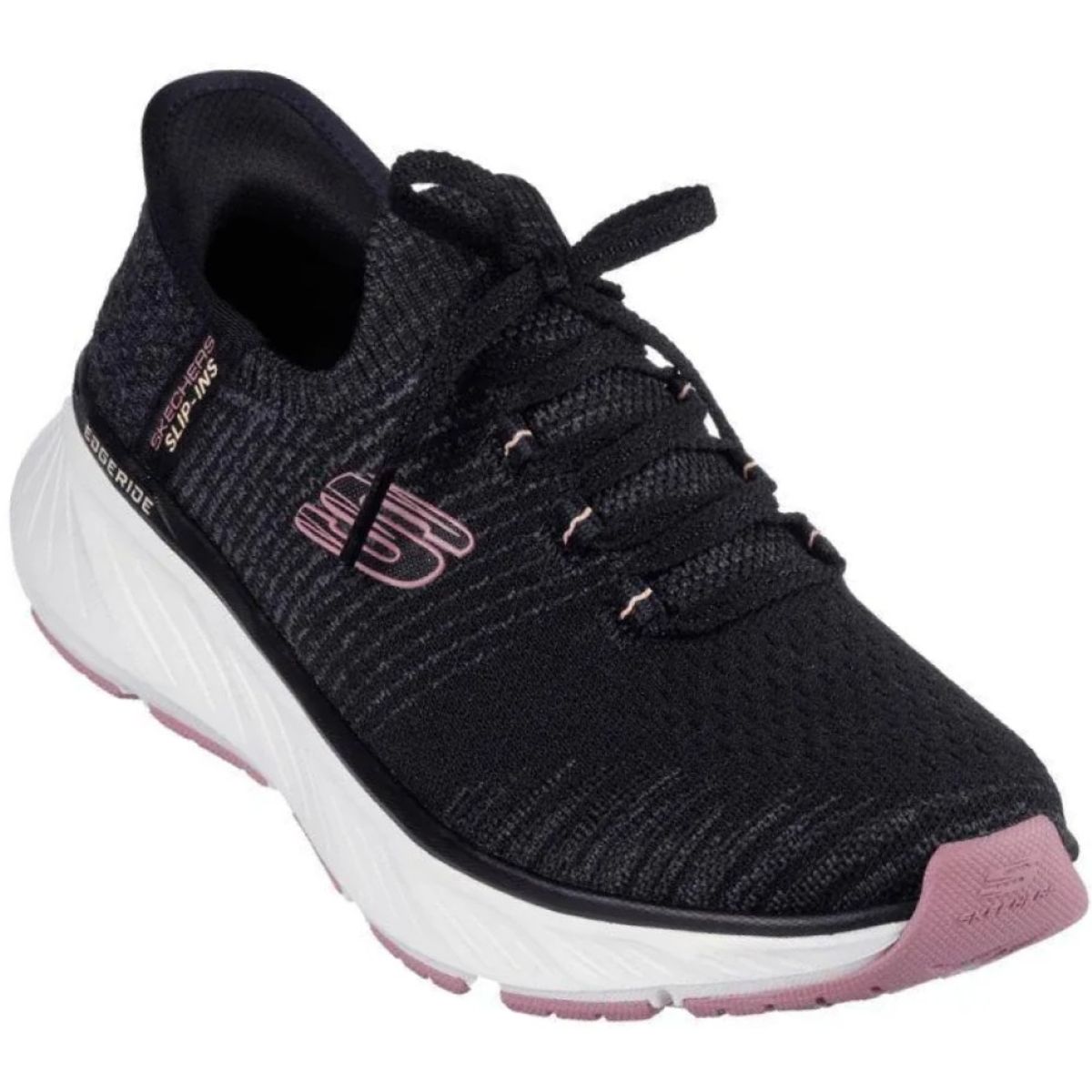 SKECHERS - Zapatilla Skechers Edgeride-Impresion 150470BKPK Negro para Mujer