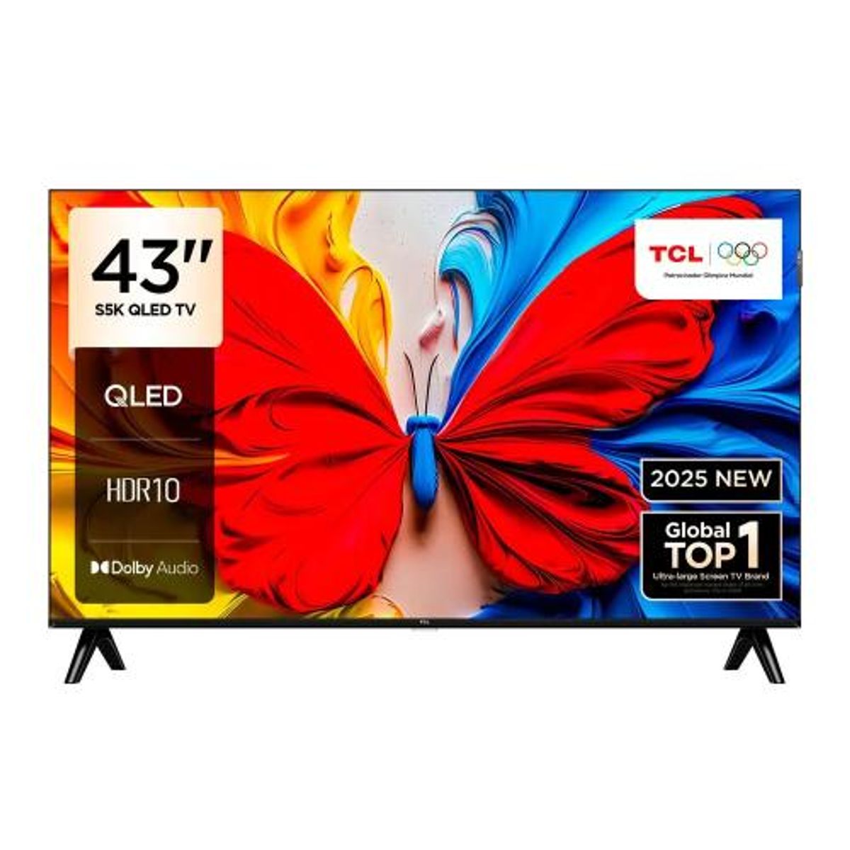 TCL - Televisor TCL LED 43 QLED FULL HD Smart TV 43S5K -2025