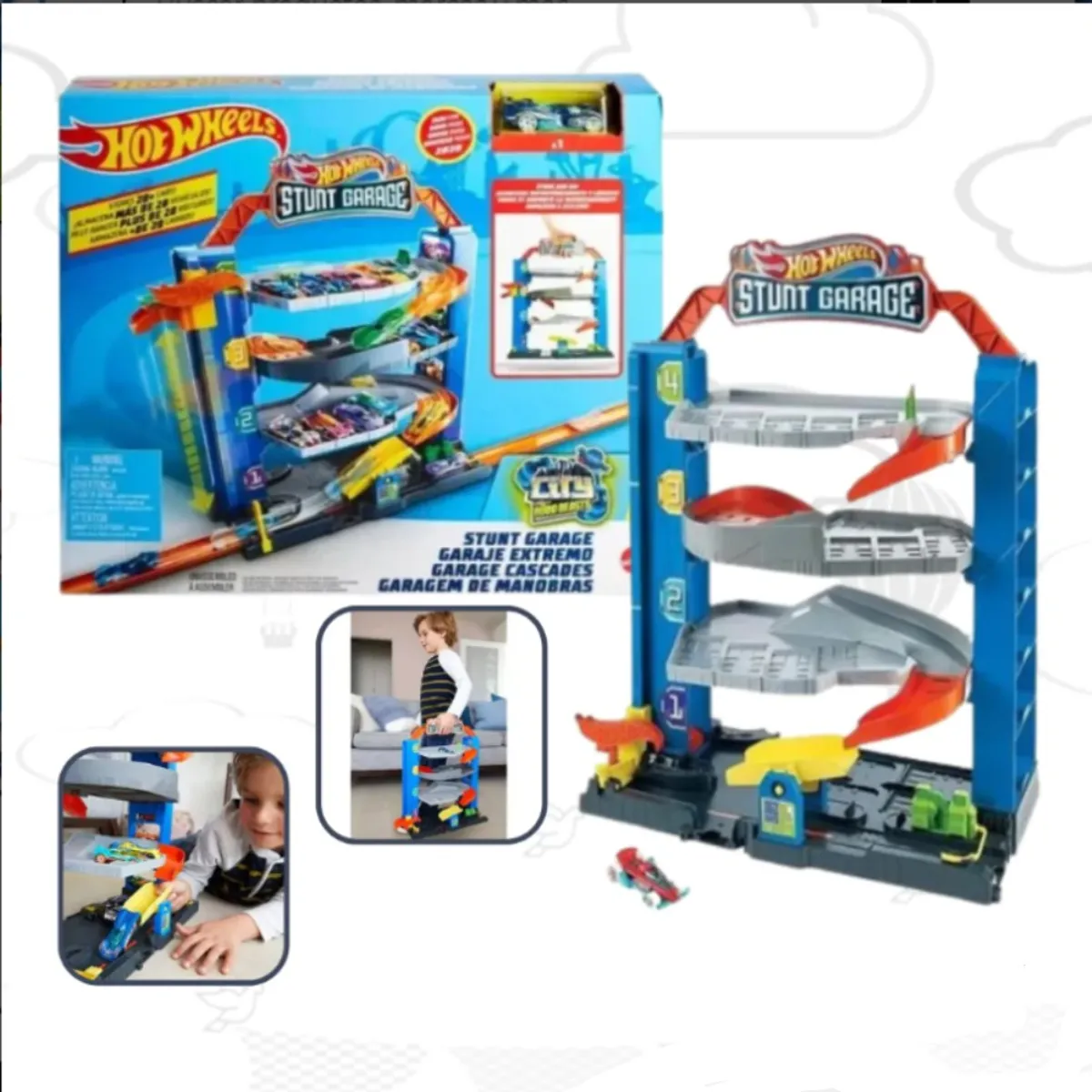 MATTEL - Hot Wheels City Stunt Garage