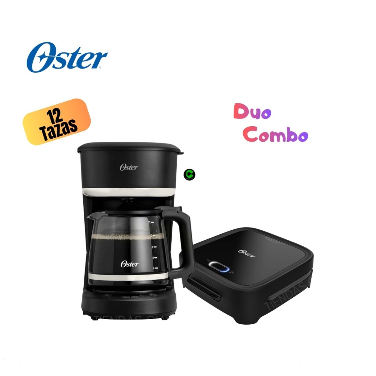 OSTER - Combo Oster® Sandwichera y Cafetera BVSTDCP121B