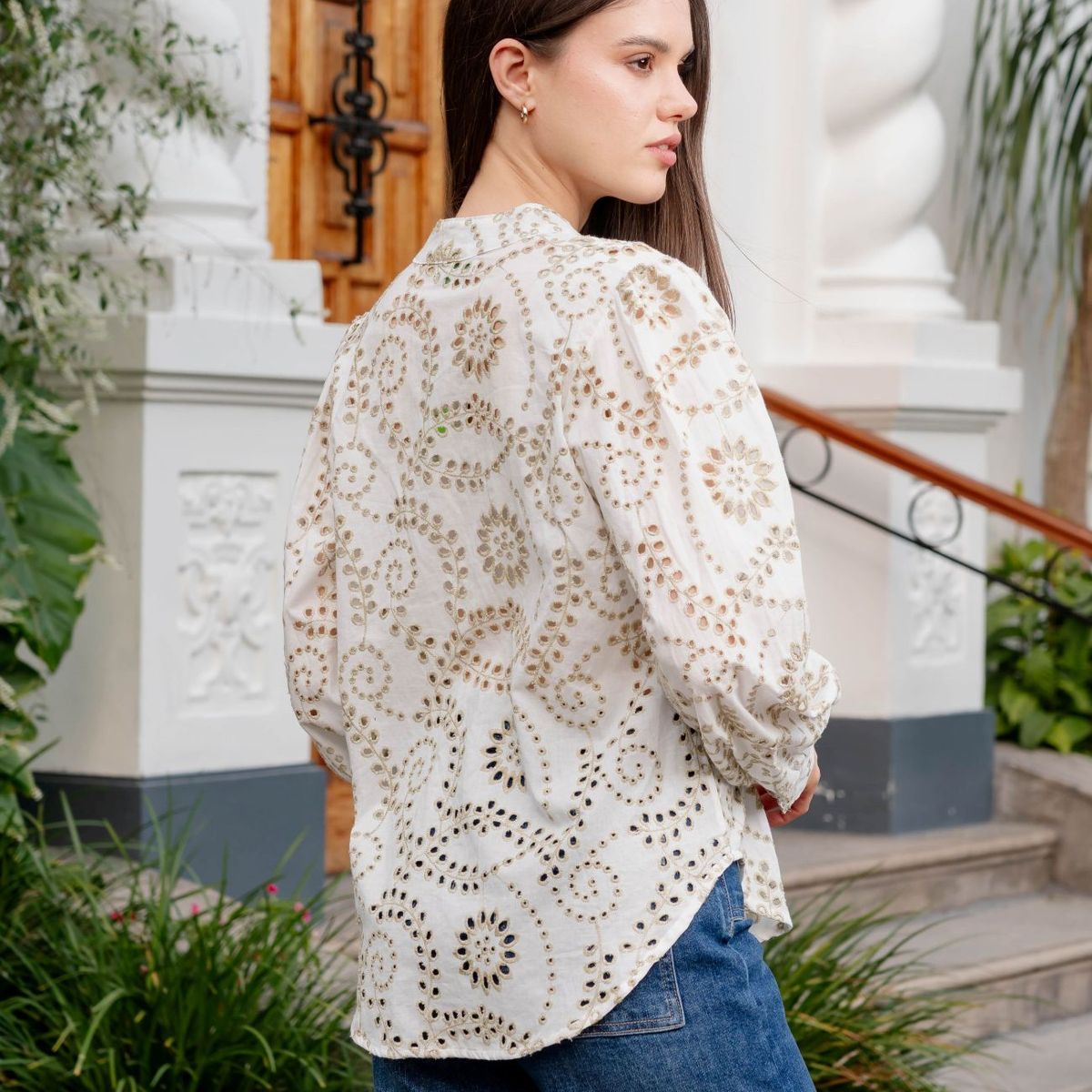 GENERICO - BLUSA CASUAL MUJER ALGODÓN ALMAT