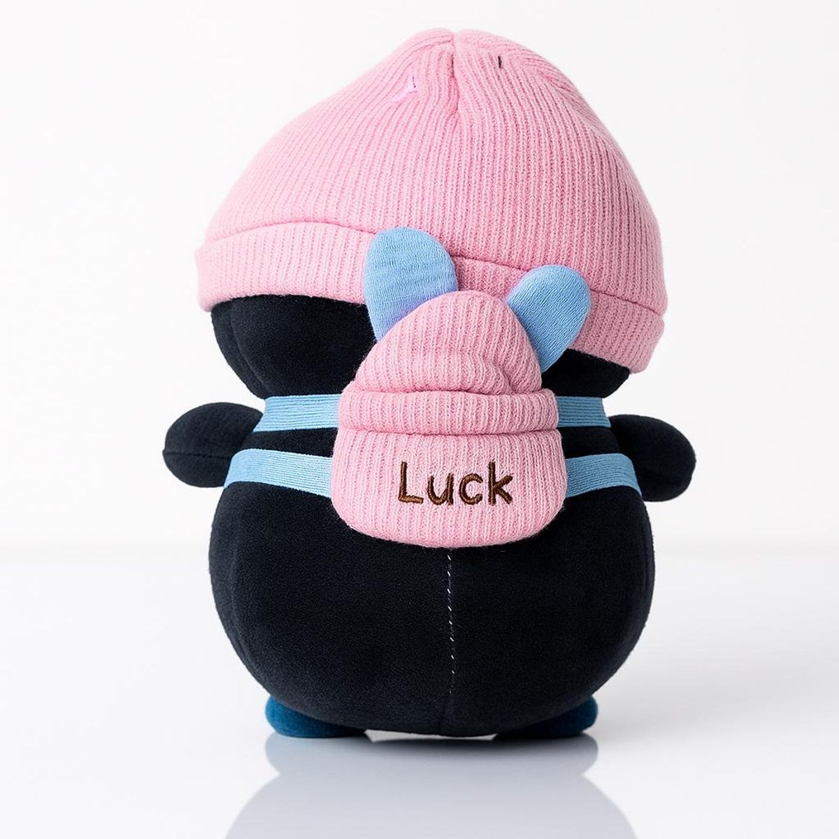 GENERICO - Peluche Pingüino con Gorro y Mochila  Suave tierno y perfecto para regalar