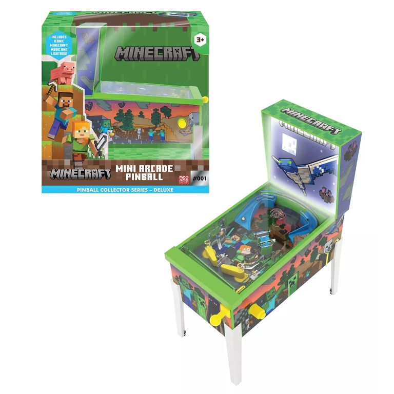 PINBALL ARCADE MINI MINECRAFT CON MUSICA Y LUZ MINECRAFT | Falabella Perú