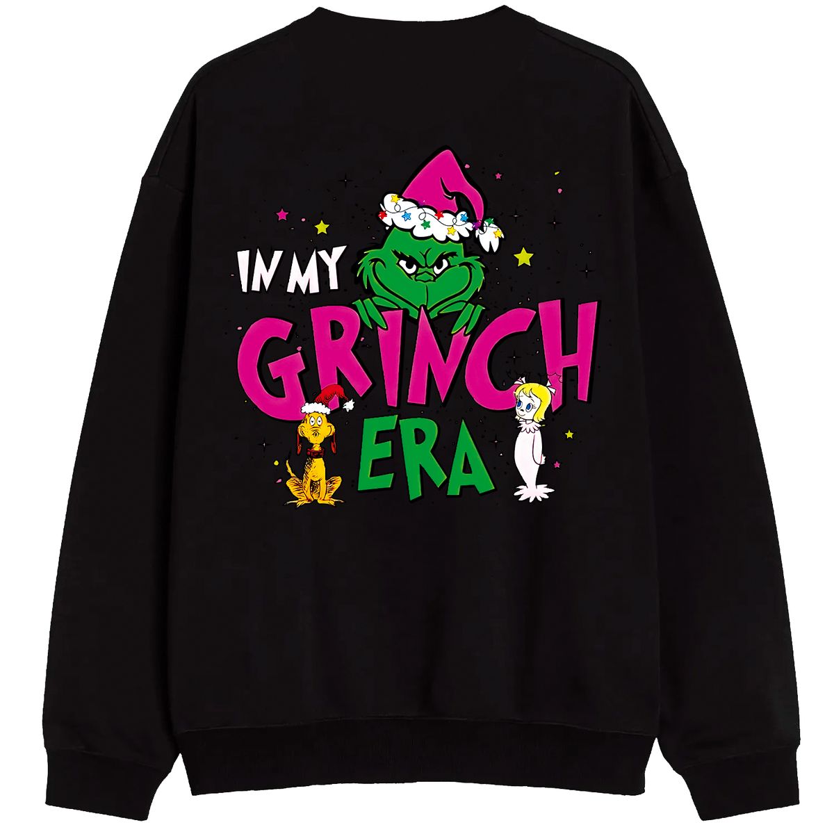 GENERICO - Polera Cuello Redondo Grinch - Modelo Grinch Nueva era