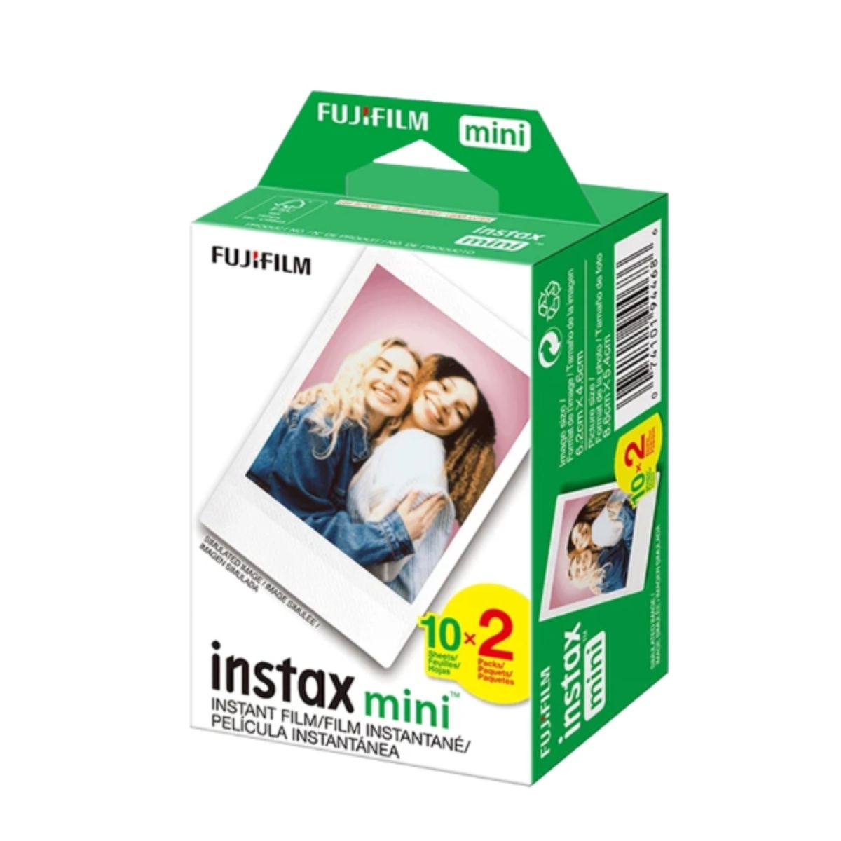 FUJIFILM - PAPEL FOTO PARA CÁMARA INSTAX MINI - 20 FOTOS