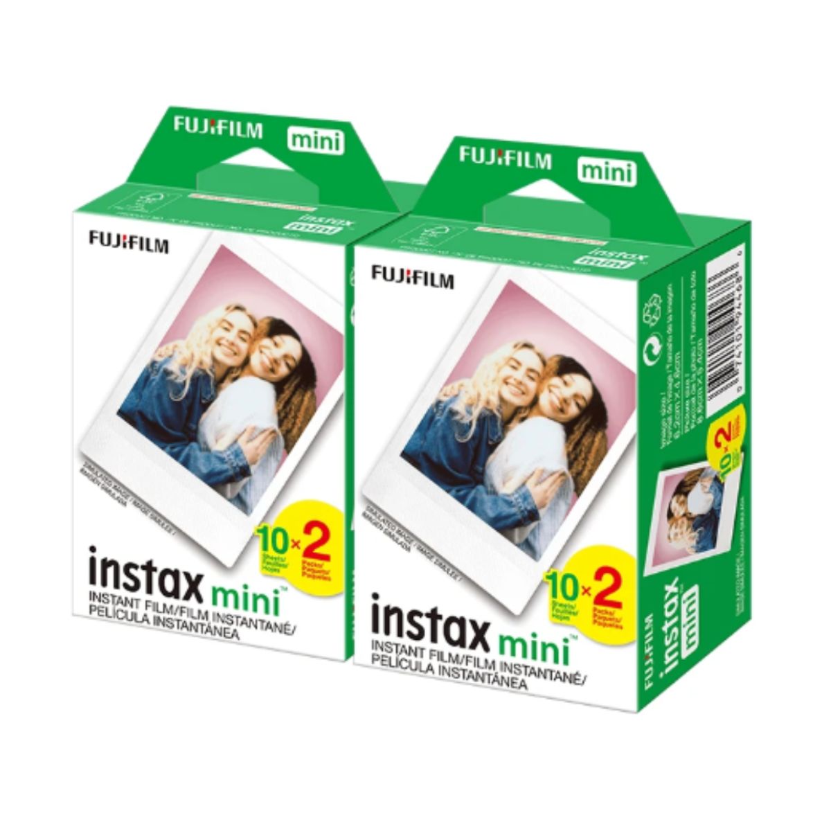 FUJIFILM - PAPEL FOTO PARA CÁMARA INSTAX MINI - COMBO 2 CAJAS - 40 FOTOS