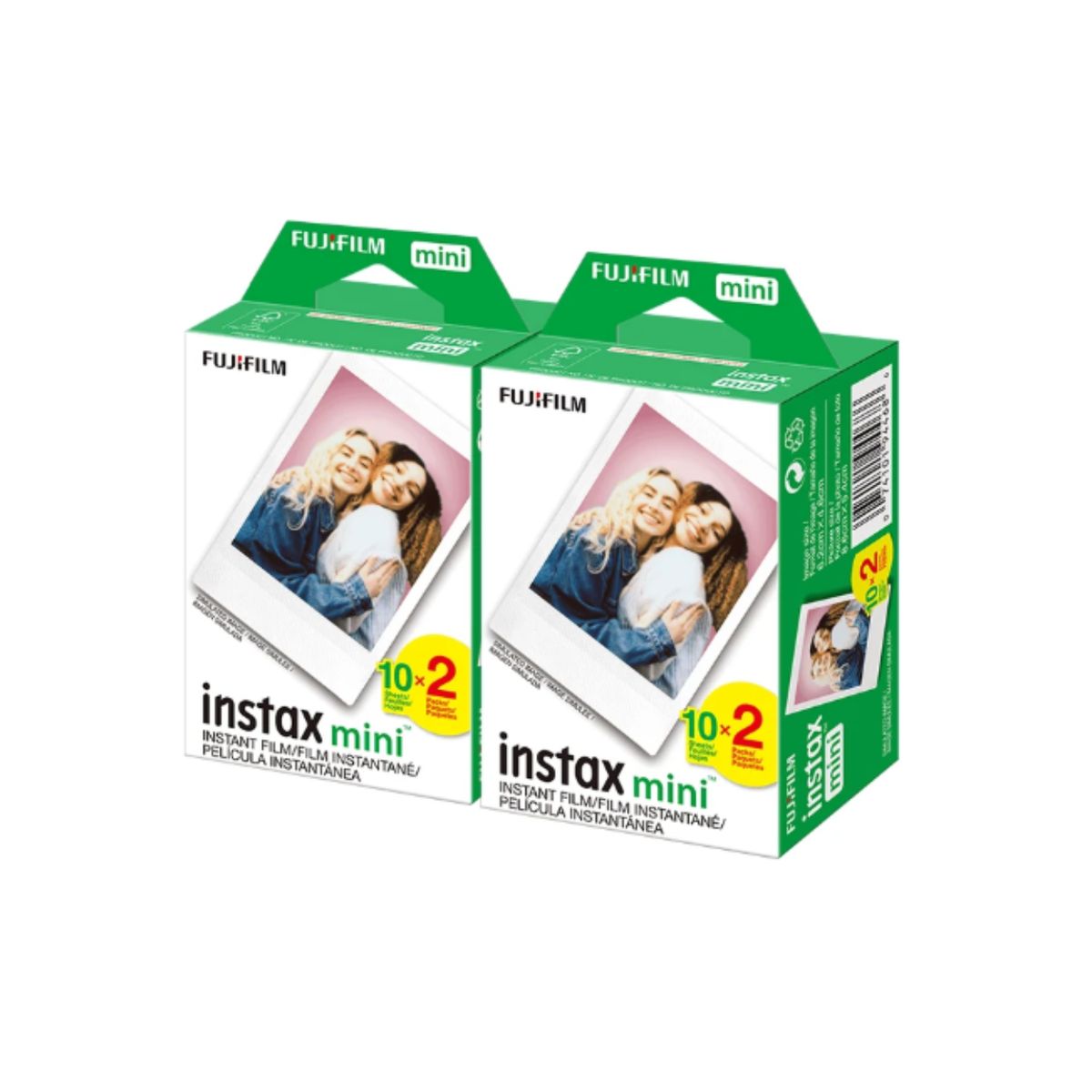 FUJIFILM - PAPEL FOTO PARA CÁMARA INSTAX MINI - COMBO 2 CAJAS - 40 FOTOS