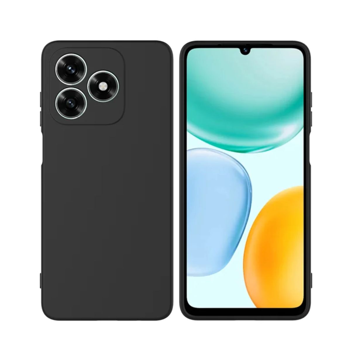 CASE - CASE SILICONA HONOR X5C-  NEGRO