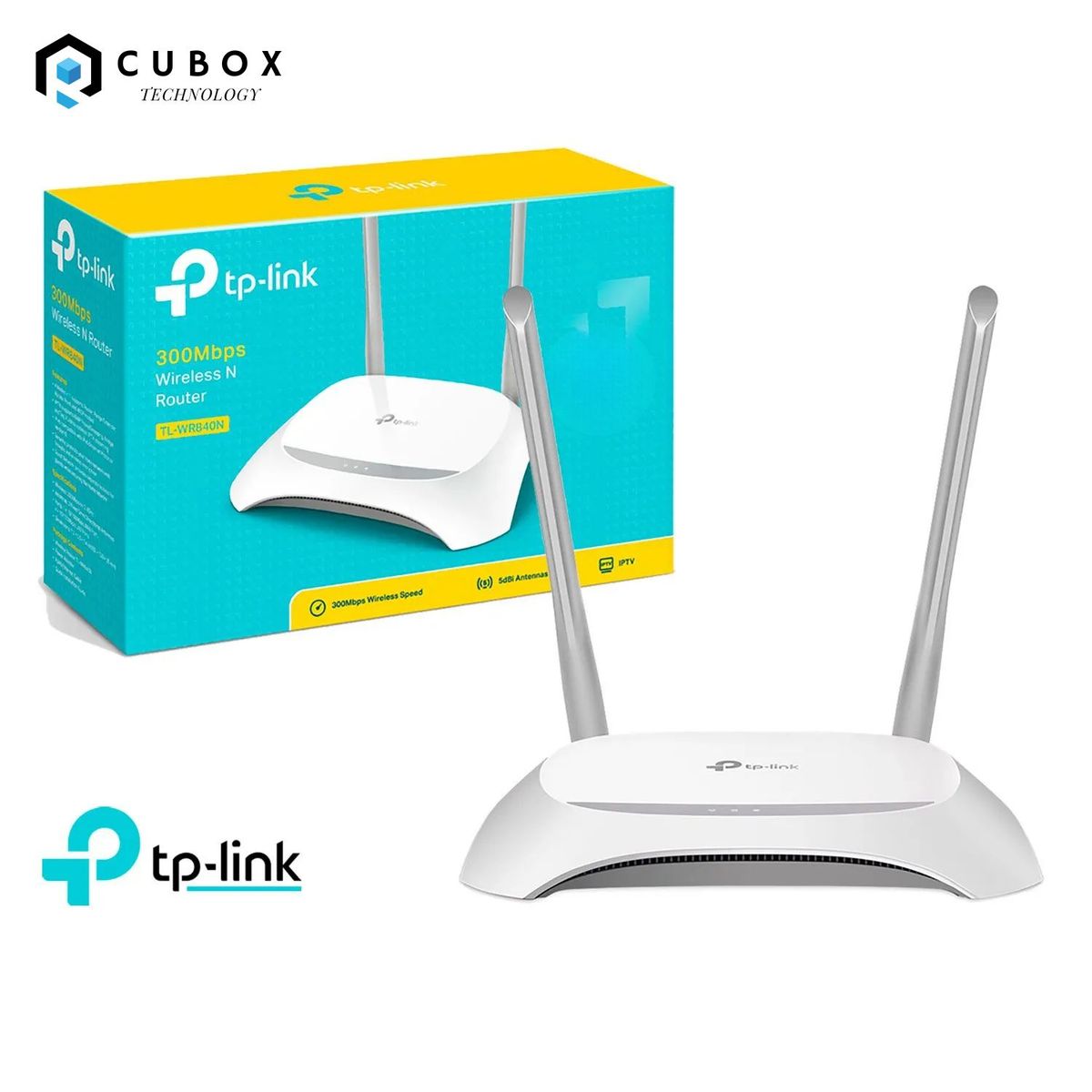 TP LINK - TP-Link Router Inalambrico TL-WR840N Wi-Fi 2,4 GHz Blanco