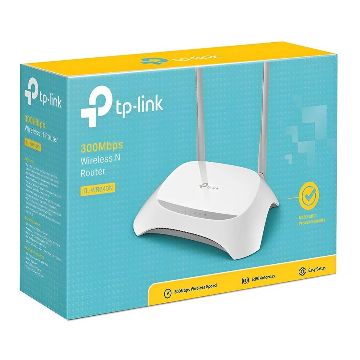 TP LINK - TP-Link Router Inalambrico TL-WR840N Wi-Fi 2,4 GHz Blanco