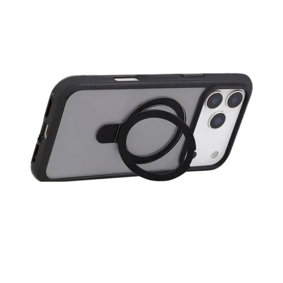 CASE - Case Magsafe ahumado con parante  iPhone 17 Pro Max - negro