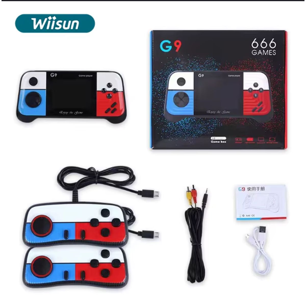 GENERICO - G9 - Consola de juegos de mano retro