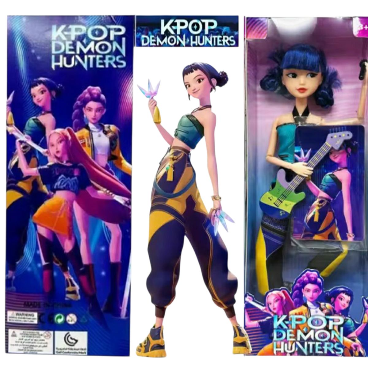 GENERICO - Muñeca k-Pop ZOEY musical Huntrix Articulable 30 cm