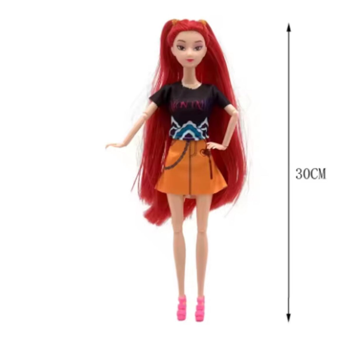 GENERICO - Muñeca k-Pop MIRA musical Huntrix Articulable 30 cm