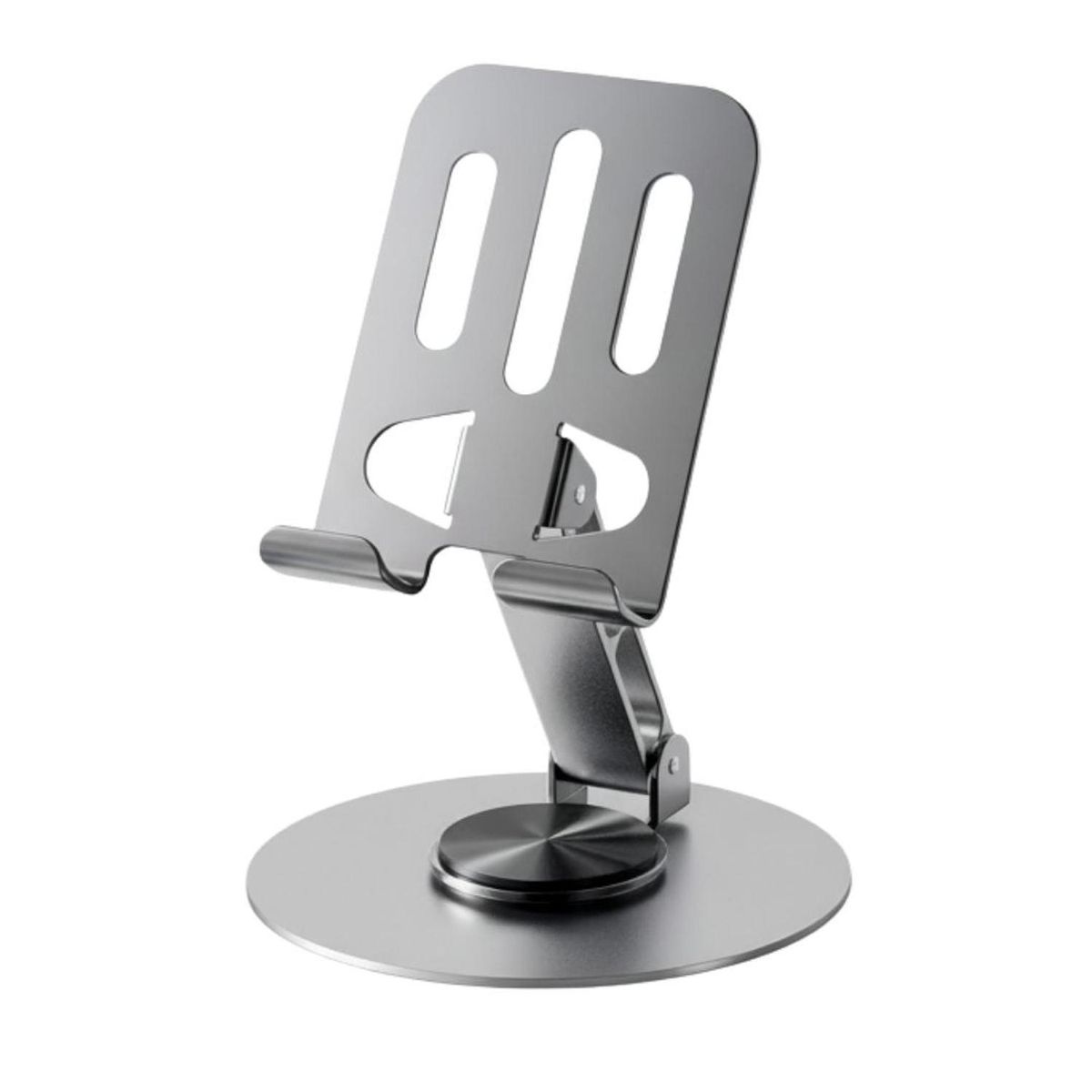 GENERICO - Soporte para Celular de Metal 8562 Ajustable Plegable Giratorio 360°