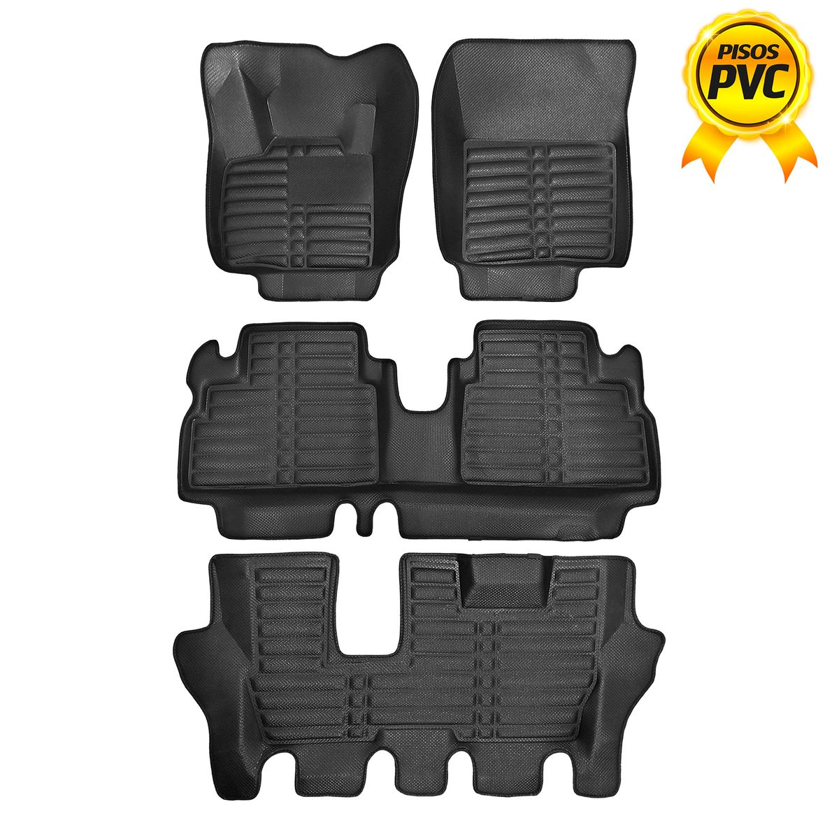 GENERICO - PISO ECOCUERO PREMIUM SUZUKI XL7 2018-2025 3F