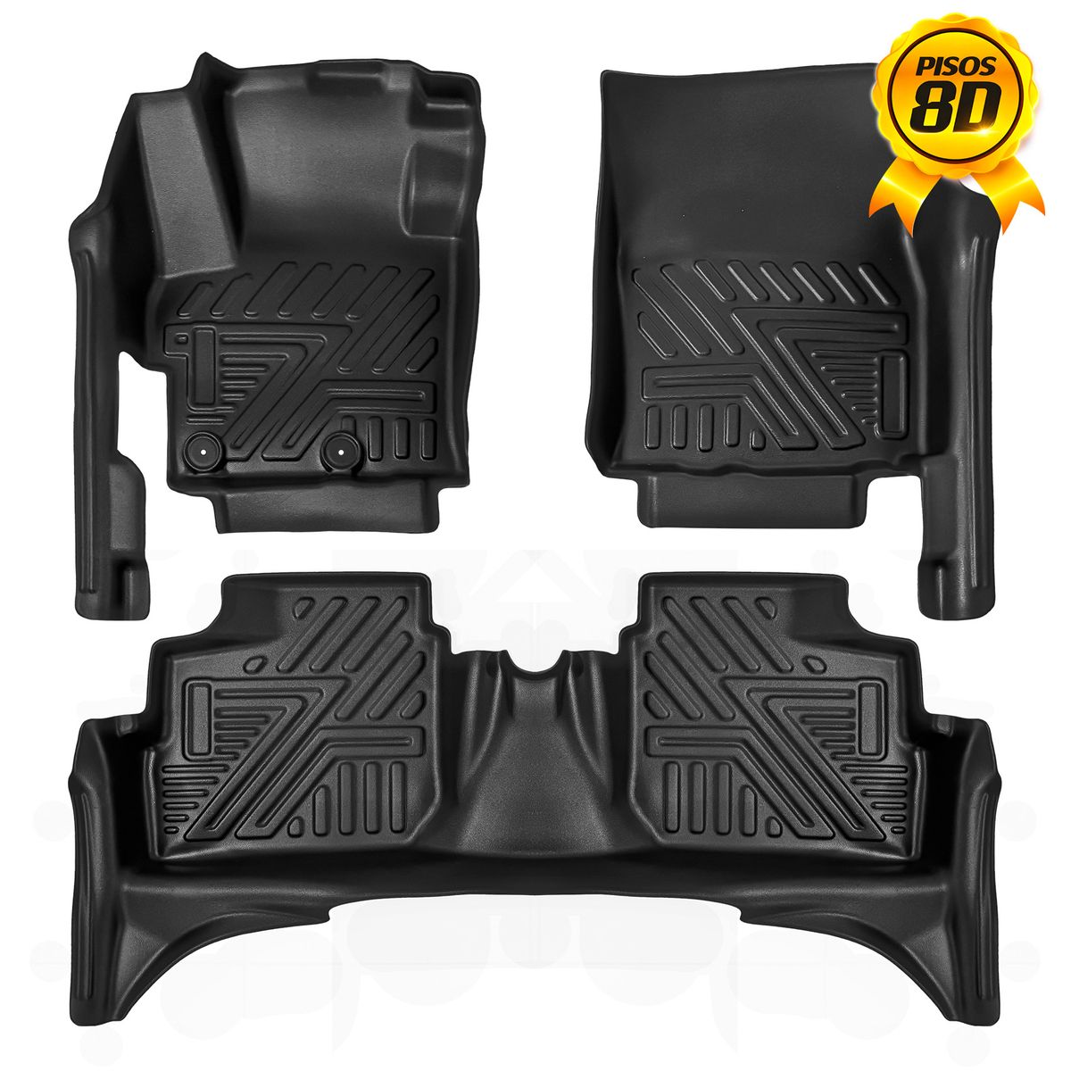 GENERICO - PISO PREMIUM 8D MITSUBISHI MIRAGE G4 2018+ 2F