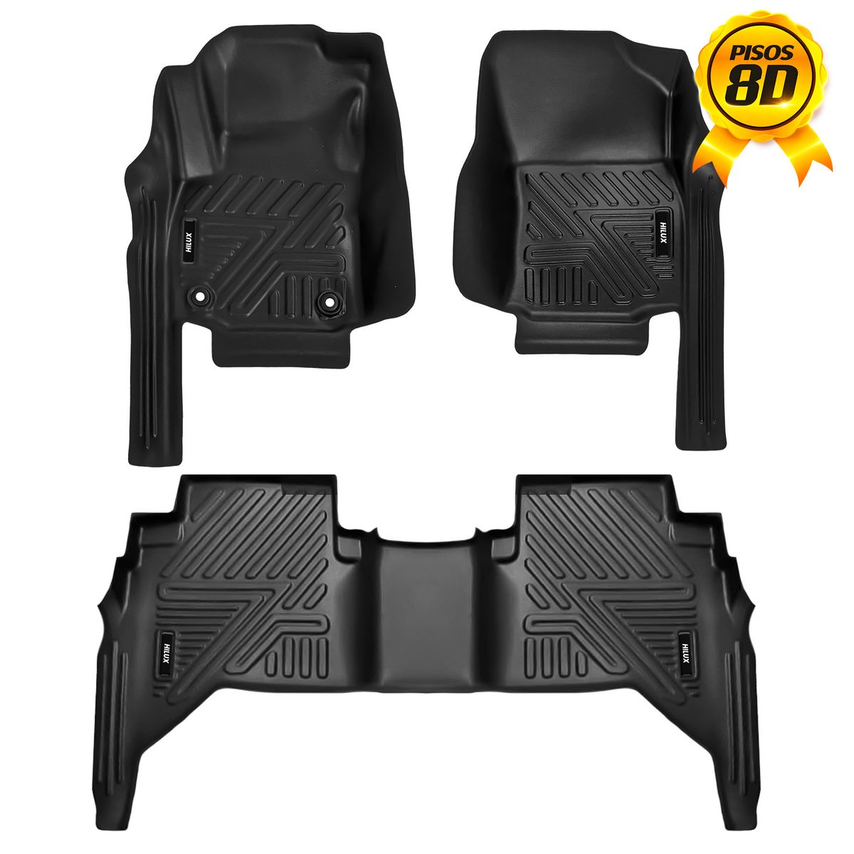 GENERICO - PISO PREMIUM 8D TOYOTA HILUX REVO 2016-2026 2F