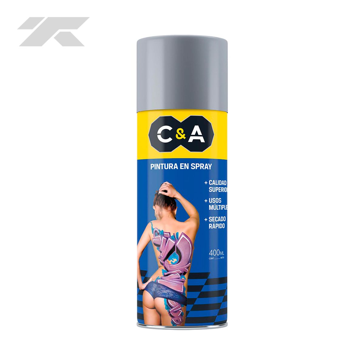 GENERICO - Pintura Spray C&A 400ml Gris