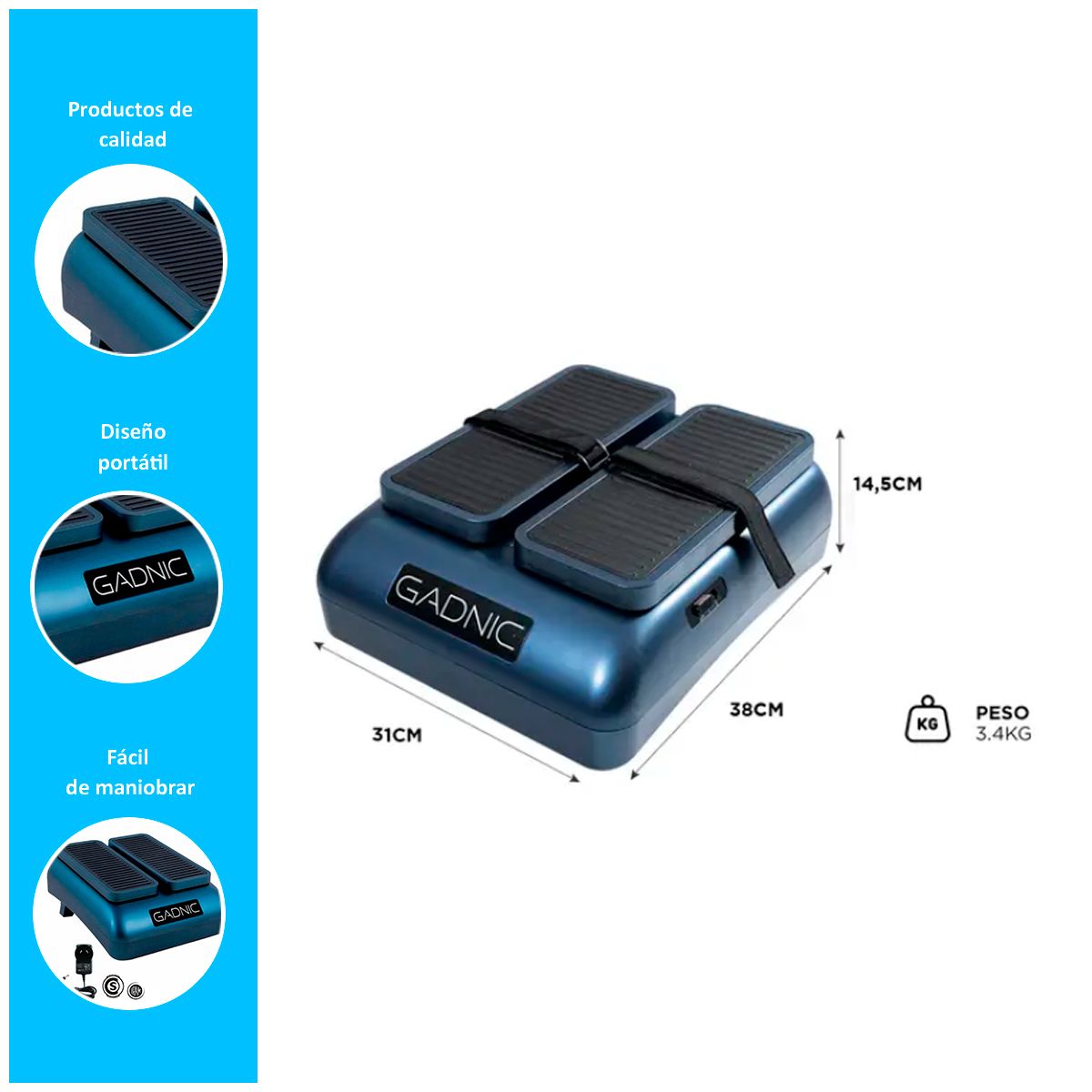 GENERICO - Ejercitador Piernas Pies Pasivo