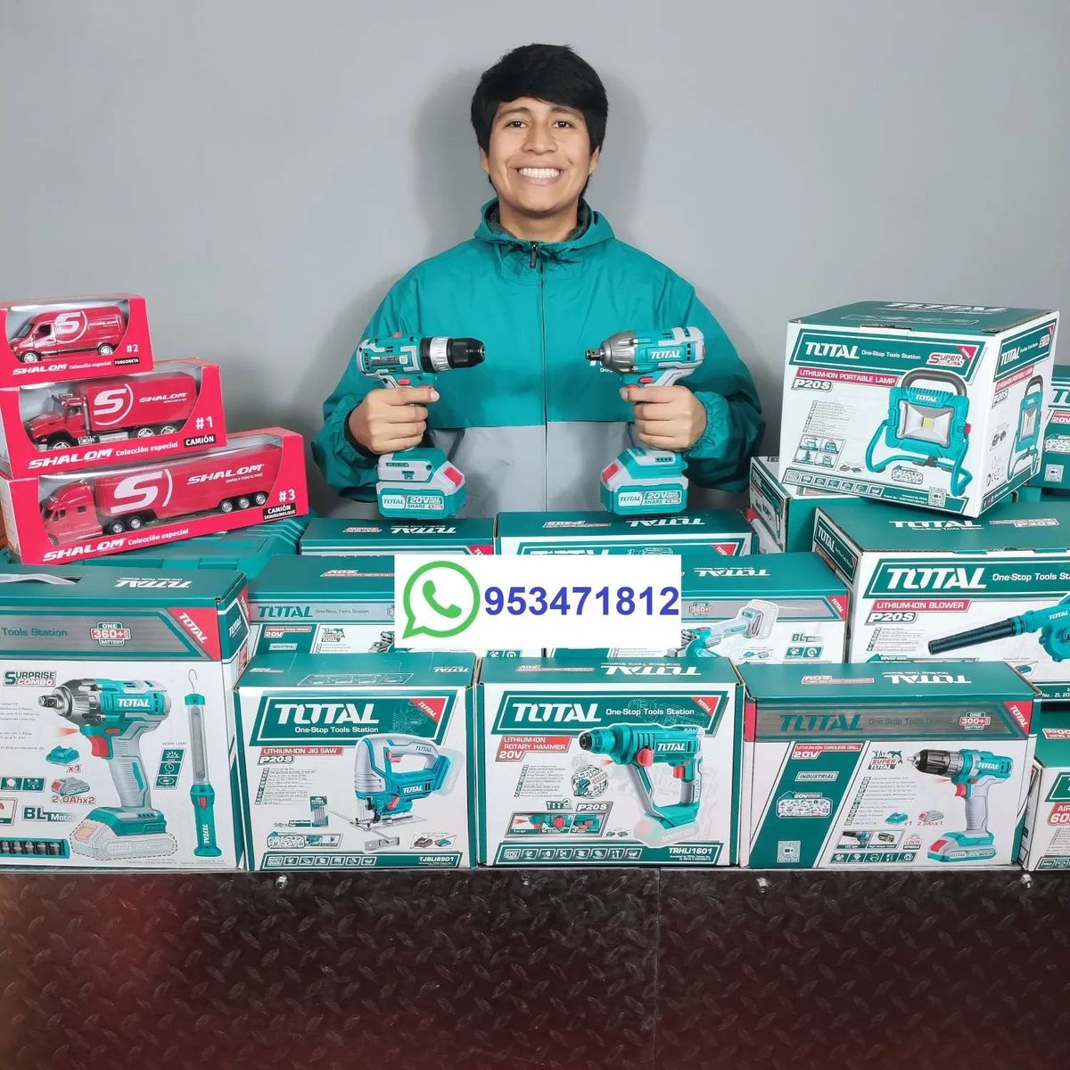 TOTAL TOOLS - Pistola Comprensora Para Pintar 530w 1000ml Total - TT4506