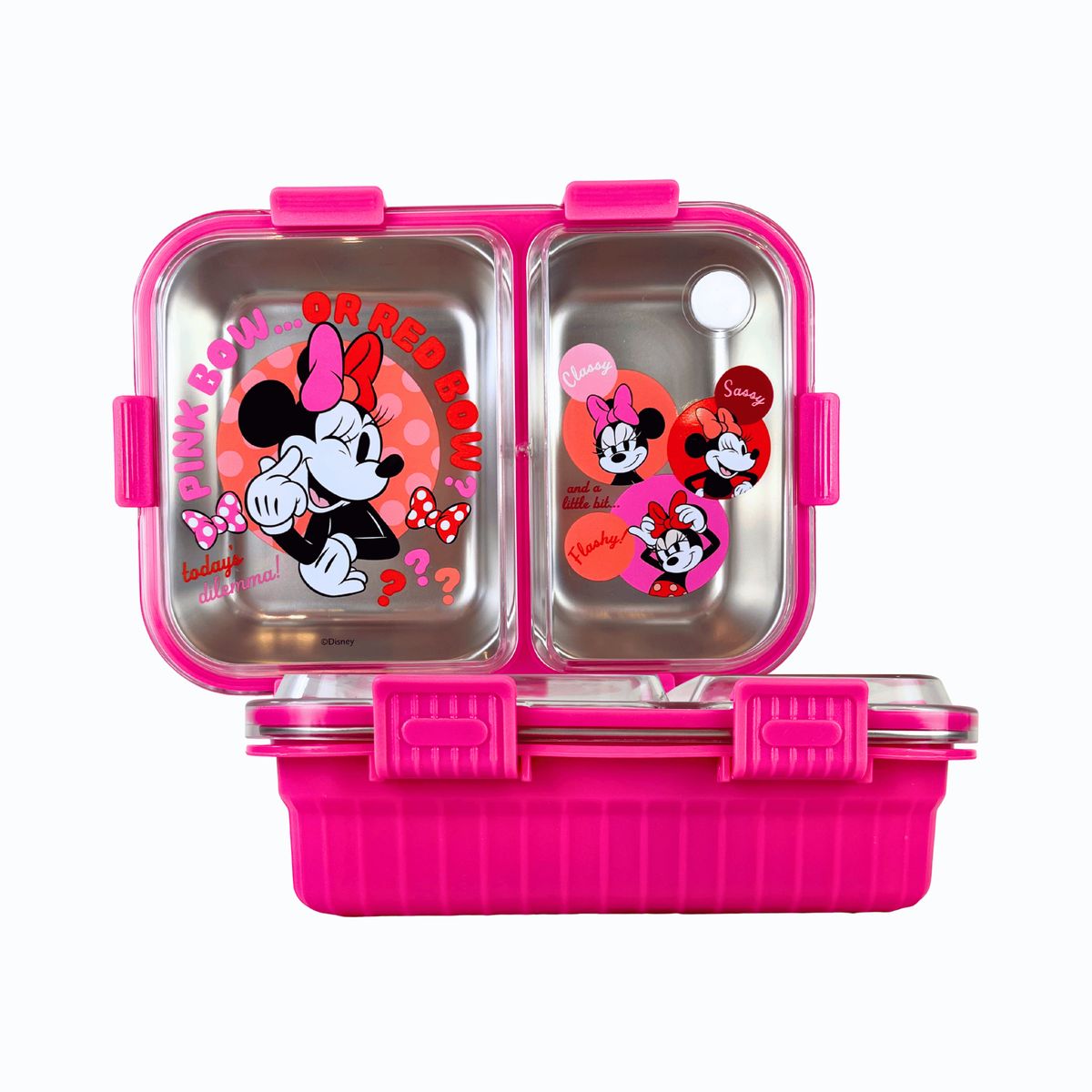 MINNIE - Táper Térmico MINNIE Acero Inoxidable 2 Divisiones