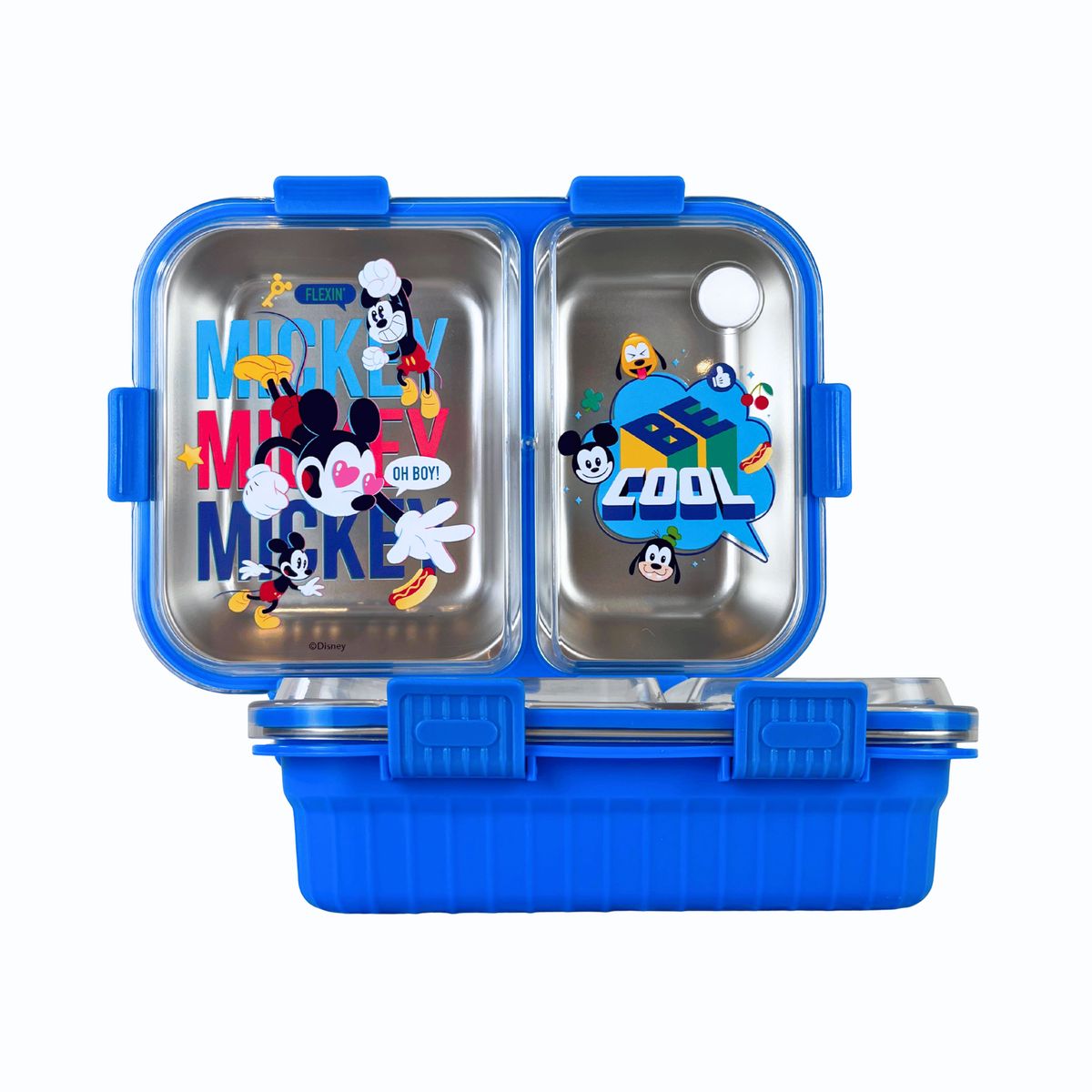 MICKEY MOUSE - Táper Térmico MICKEY Acero Inoxidable 2 Divisiones