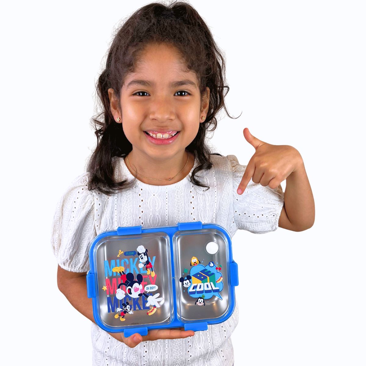 MICKEY MOUSE - Táper Térmico MICKEY Acero Inoxidable 2 Divisiones