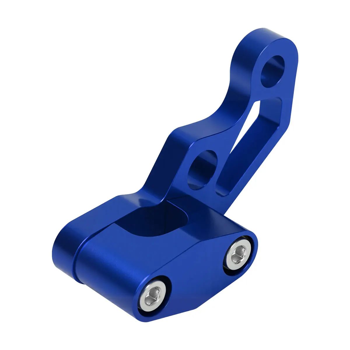 GENERICO - Separador Abrazadera de Cables Para Moto Color Azul Aluminio