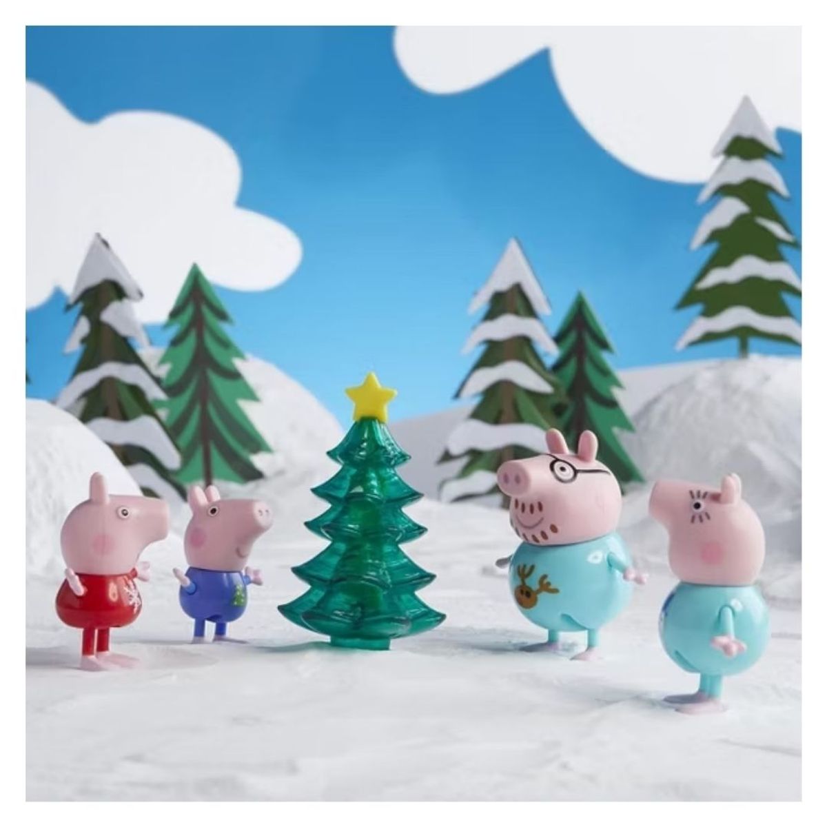 PEPPA PIG - Calendario de Adviento Peppa Pig con Figuras y Accesorios Sorpresa Juguete Infantil