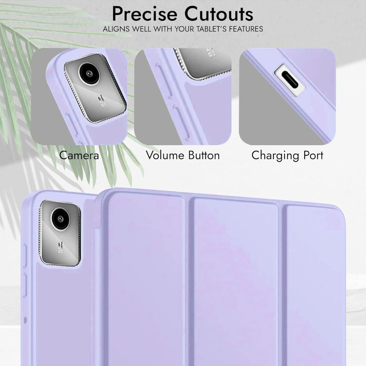 GENERICO - Funda Smart Case Portapencil Para Lenovo Idea Tab 11 - LILA