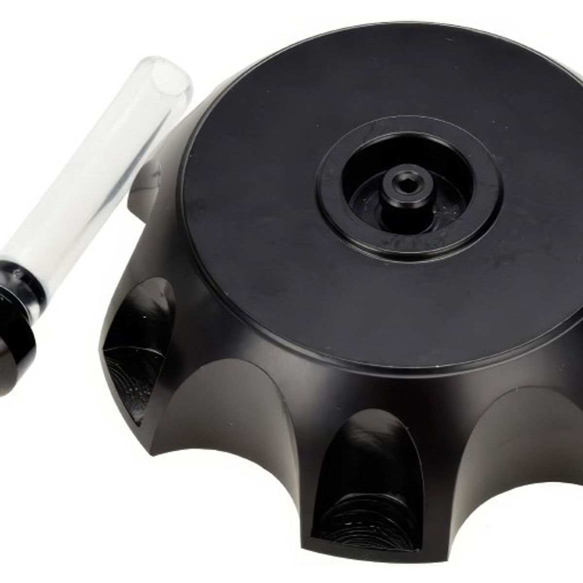 GENERICO - Tapa De Aluminio Para Tanque De Motocicleta Color Negro Con Válvula De Respiración