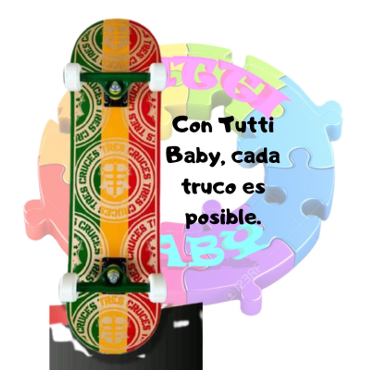 OKA - SKATEBOARD  "PRO"  TRES CRUCES PROFESIONALES