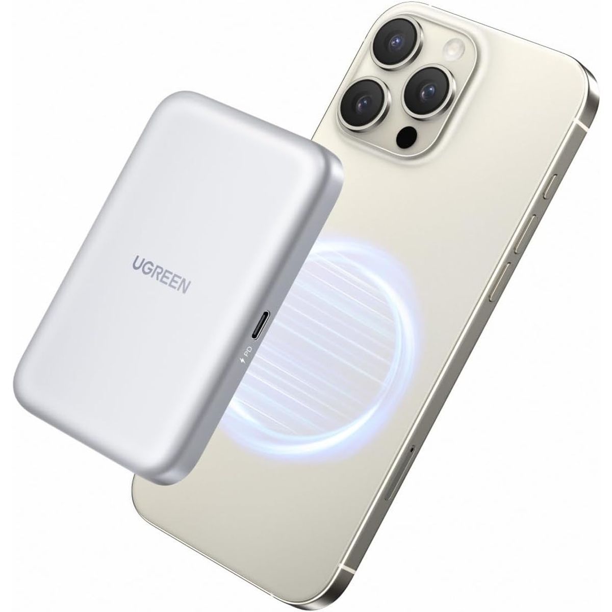 UGREEN - Carcasa magnética M.2 Nvme SSD Magsafe iPhone 17 USB-C 10Gbps Ugreen D619 - 55151