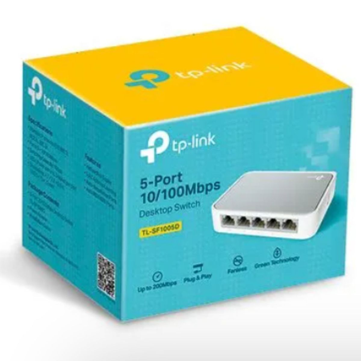 TP LINK - TP-Link - Switch TL-SF1005D con 5 Puertos RJ45 10/100 Mbps