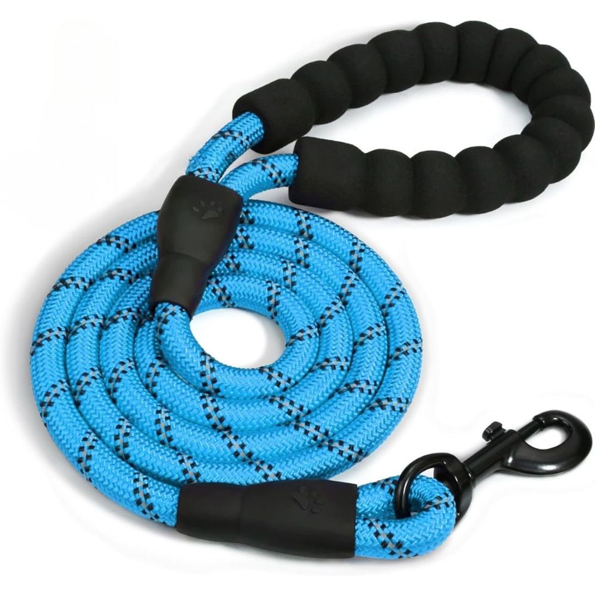 Correa para Perro Reflectante con Asa Acolchada Metro Cincuenta de Largo Color Azul Claro, marca IMPORTADO MC - Foto Principal