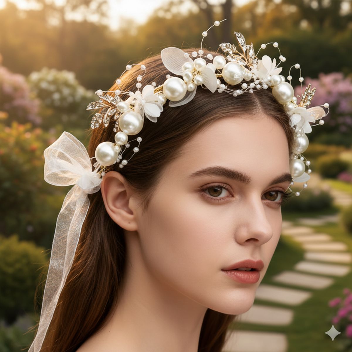 GENERICO - TIARA CORONA PARA PRIMERA COMUNION Y BAUTIZO