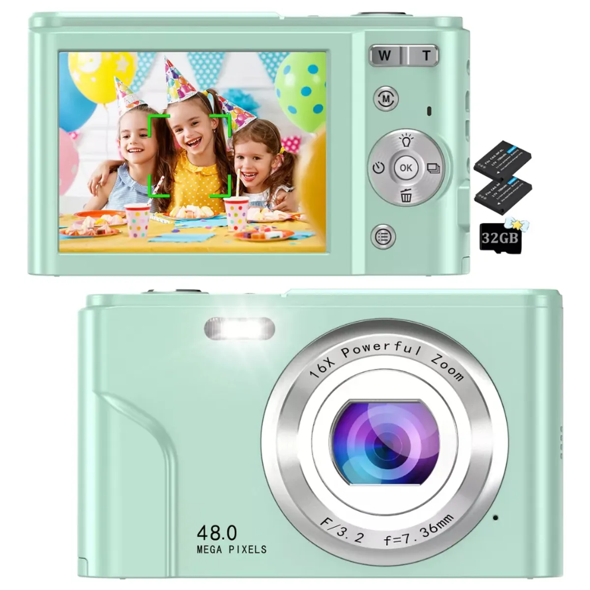 U BUY - Cámara Digital 1080p Fhd Video Audio Webcam Principiante