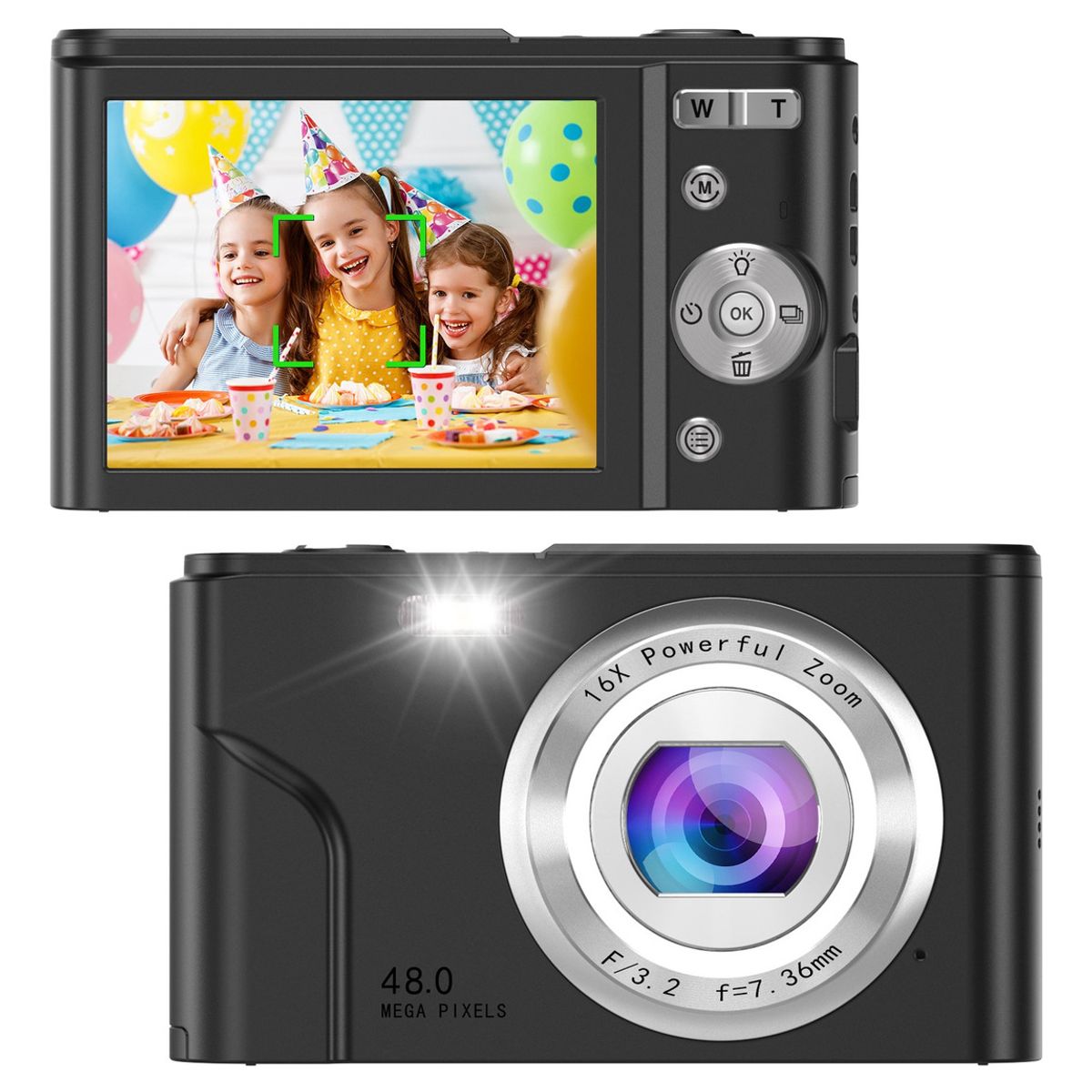 U BUY - Cámara Digital 1080p Fhd Video Audio Webcam Principiante