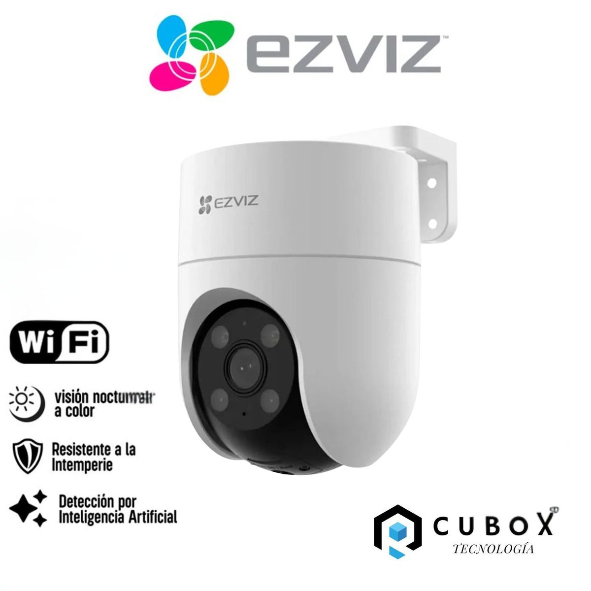 EZVIZ - Cámara EZVIZ H8C PTZ WiFi con Giro 360°