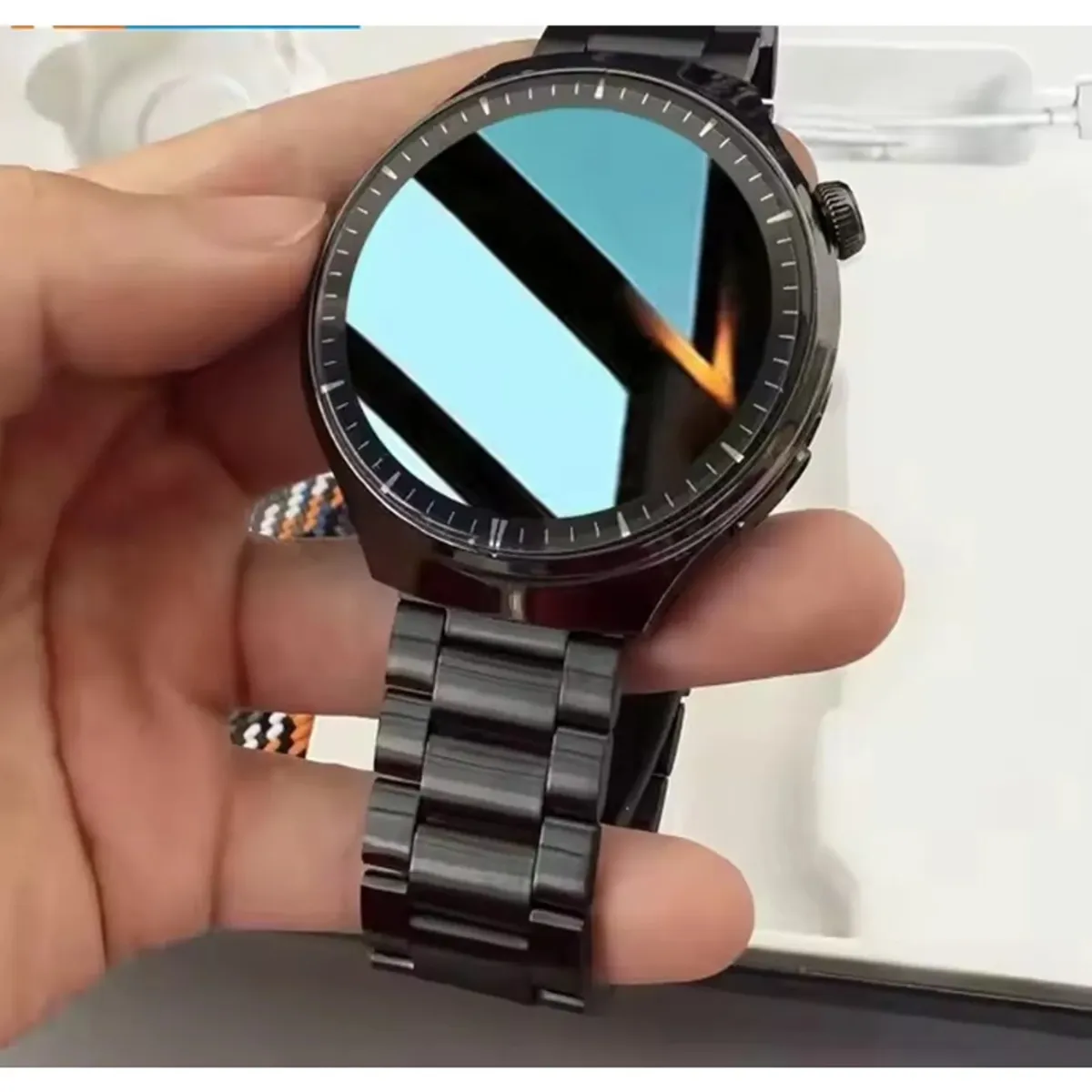 GENERICO - SMARTWATCH  4 PRO SUIT + ULTRA 2 , DOBLE RELOJ , VIENE CON 7 CORREAS, NEGRO.