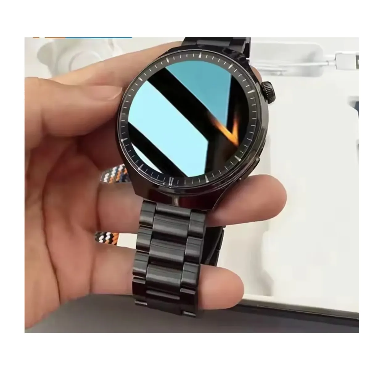 GENERICO - SMARTWATCH  4 PRO SUIT + ULTRA 2 , DOBLE RELOJ , VIENE CON 7 CORREAS, NEGRO.
