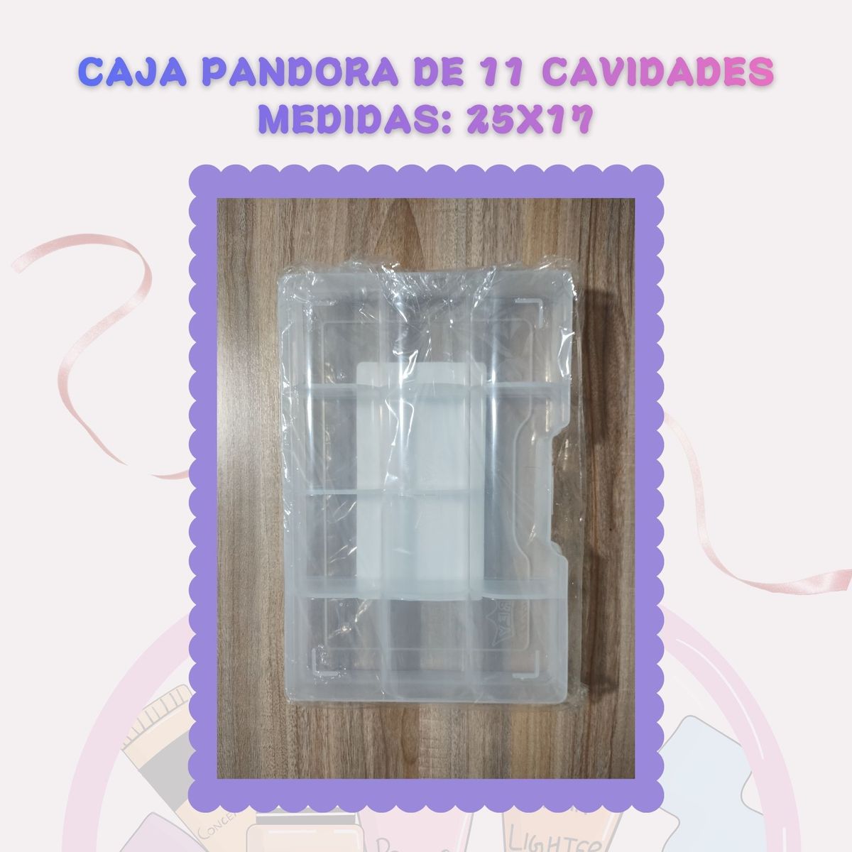 GENERICO - Caja Organizadora “Pandora” de 11 Cavidades – Plástico Resistente