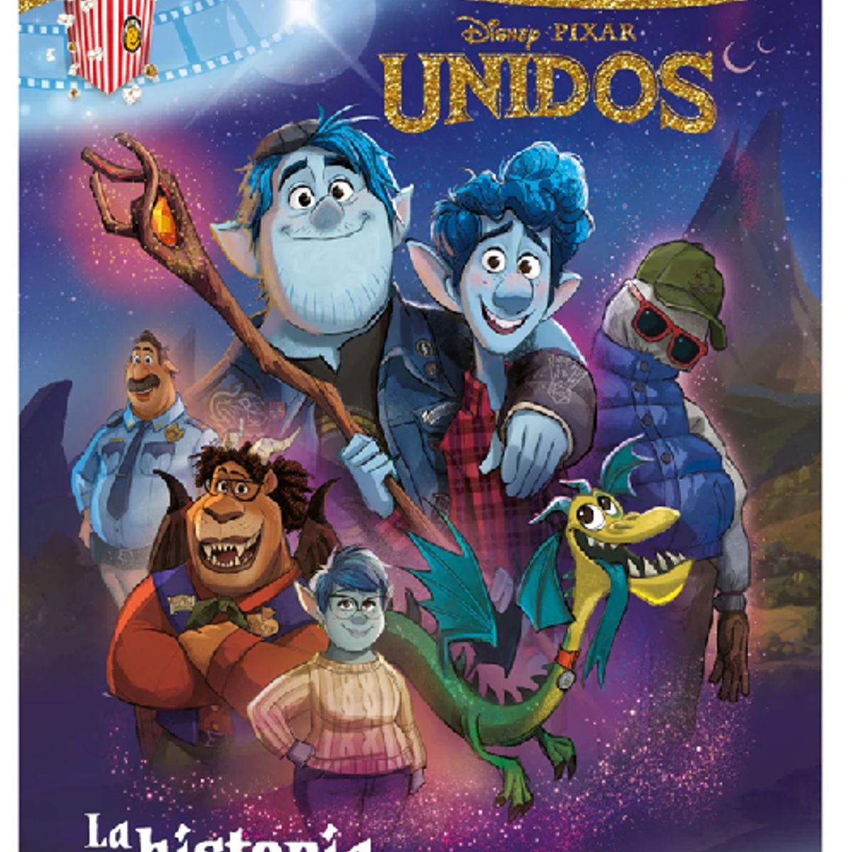 DISNEY PIXAR - LIBRO INFANTIL Unidos- Aventuras de Película Disney